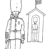 GUARD COLORING PAGES