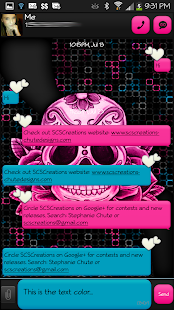 How to install GO SMS - Sugar Skullz 1.1 mod apk for pc