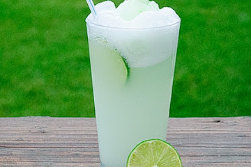 Fresh Lime Sherbet Float