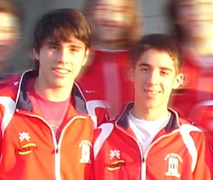 V&iacute;ctor Manj&oacute;n y Juan Castilla. Club de Atletismo VALDECA