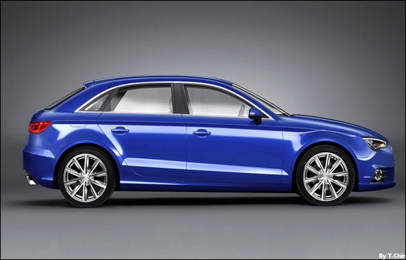 Projeção do Novo Audi A3 2012
