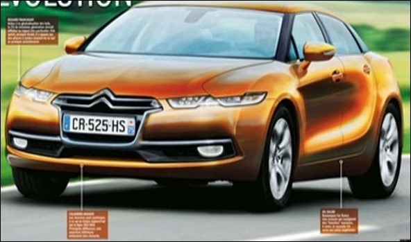 Revista francesa antecipa o Novo Citroën C5 2013