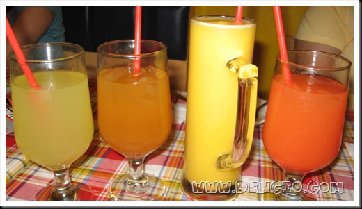 Juices P50, Ice Tea (Bottomless) P65, Mango Shake P65 Juices P50, Ice Tea (Bottomless) P65, Mango Shake P65