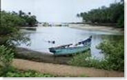 baga riverside in Goa