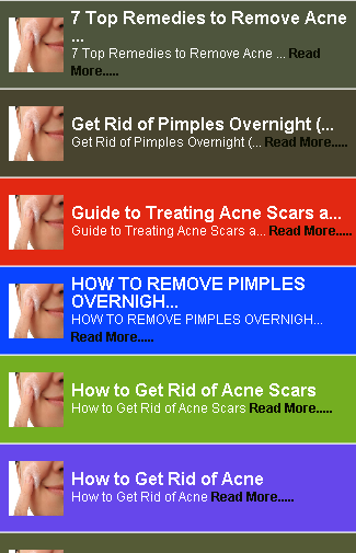 Removing Acne