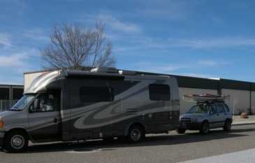 Out of Redding RV storage and ready to go