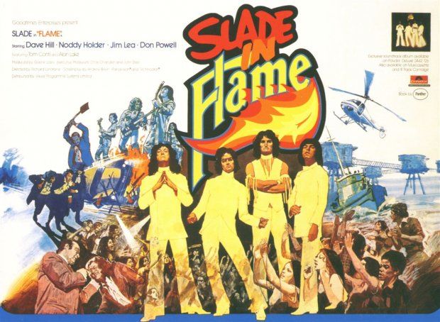 Slade in flame