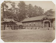 Exterieur van de Shiba-tempel in Tokyo