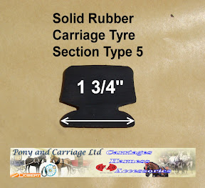 Horse Carriage Rubber Tyre Type 5