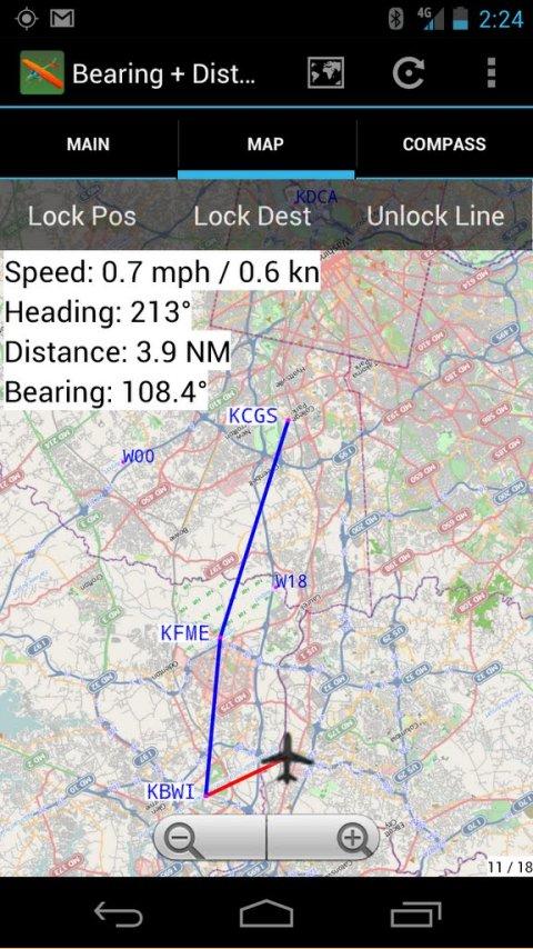 Bearing+Distance EC Screen 3