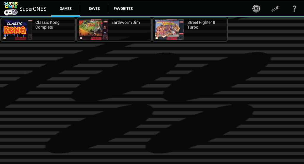 SuperGNES Lite (SNES Emulator) - screenshot