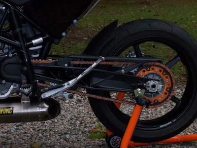 2008 KTM 690 Duke w Akra Ti exhaust Supermoto Bike