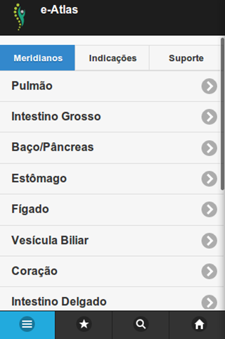 Android application E-Atlas - Meridianos screenshort
