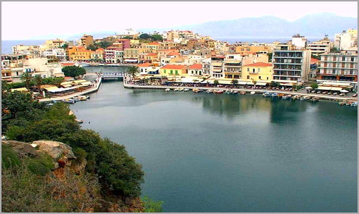  Κρήτη - Λασίθι - Δήμος Αγίου Νικολάου Αγιος Νικόλαος, η λίμνη .Crete - Lasithi - Agios Nikolaos