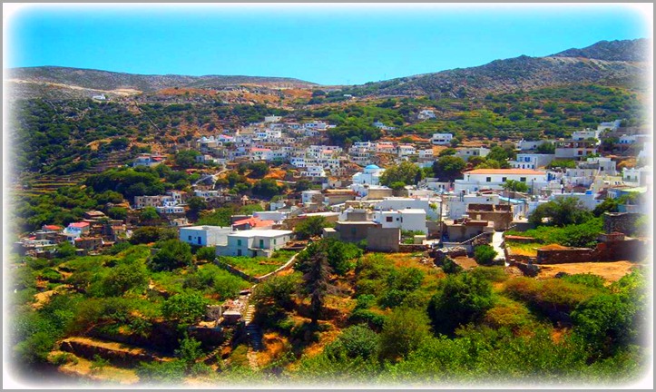 Κόρωνος ορεινό χωριό της Νάξου - Koronos village of Naxos
