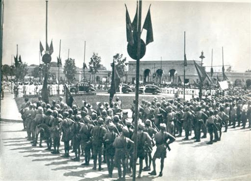 Trong lễ tuyên ngôn độc lập 2/9/1945 - Ảnh tư liệu 