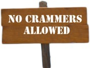 No crammers allowed No crammers allowed