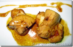 La Huertona - Foie con croqueta de manzana