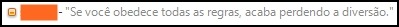 Regras