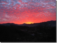 Sunrise on Mt Pisgah 