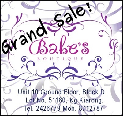 Babe's Boutique Grand Sale!