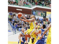 Ramsey Williams (35) going for a lay up against Satria Muda BritAma, during an earlier ABL match at the Indoor Stadium of the Hassanal Bolkiah National Sports Complex in Berakas.Picture: BT file 