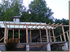 porch rafters on the front