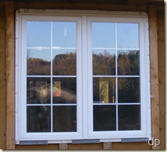 One of the casement windows