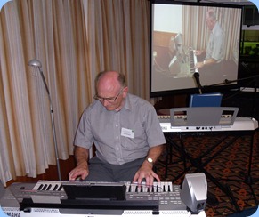 Alan Dadson brought his Yamaha Tyros 3 keyboard and played 6 lovely arrangements for us