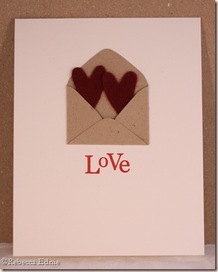 envelope love plain