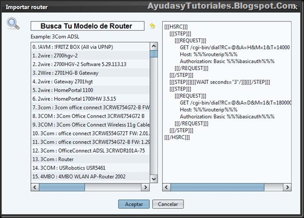 Importar Router - JDownloader