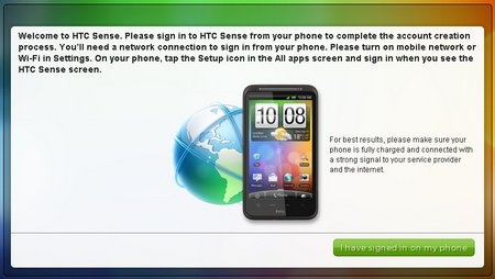 HTC Desire HD on HTCSense.com