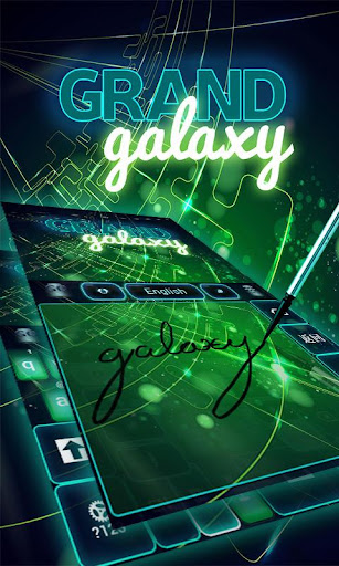 Grand Galaxy GO Keyboard Theme