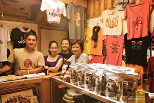 The Owner, Monette Masferre and her Children at the Gift Shop