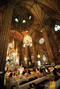 A View of San Sebastian's Main Altar