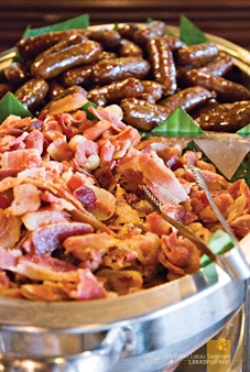 Fried Bacon and Longanisa at Grills & Sizzles