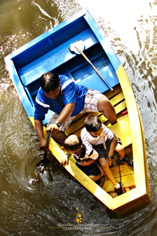 Boating at the Lagoon at the Manila Zoo