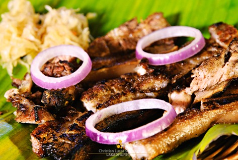 Pork Liempo at Kawayanan Grill Station