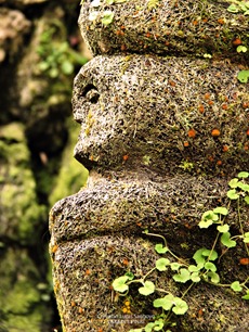 A Stone Sculpture at Tam-Awan Village, Baguio City
