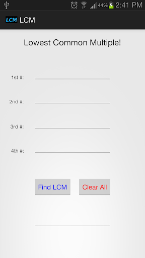 Lowest Common Multiple