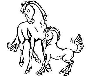 dibujos-animales-colorear-caballos