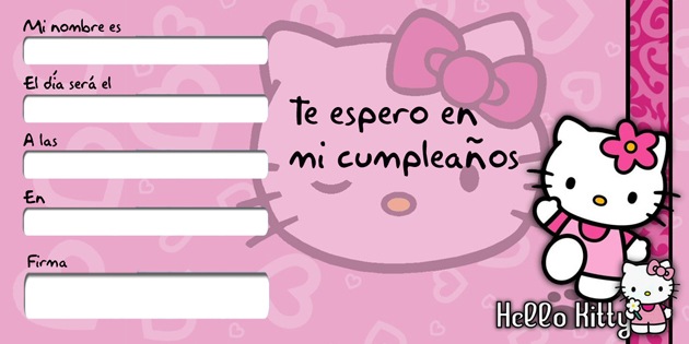 Tarjeta Hello kitty Tarjeta Hello kitty