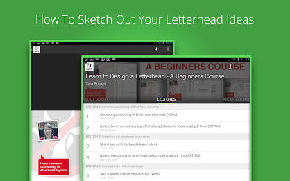 Learn letterhead Design poster 6