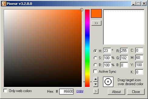 Pixeur Colour Picker image Color Selector hex download