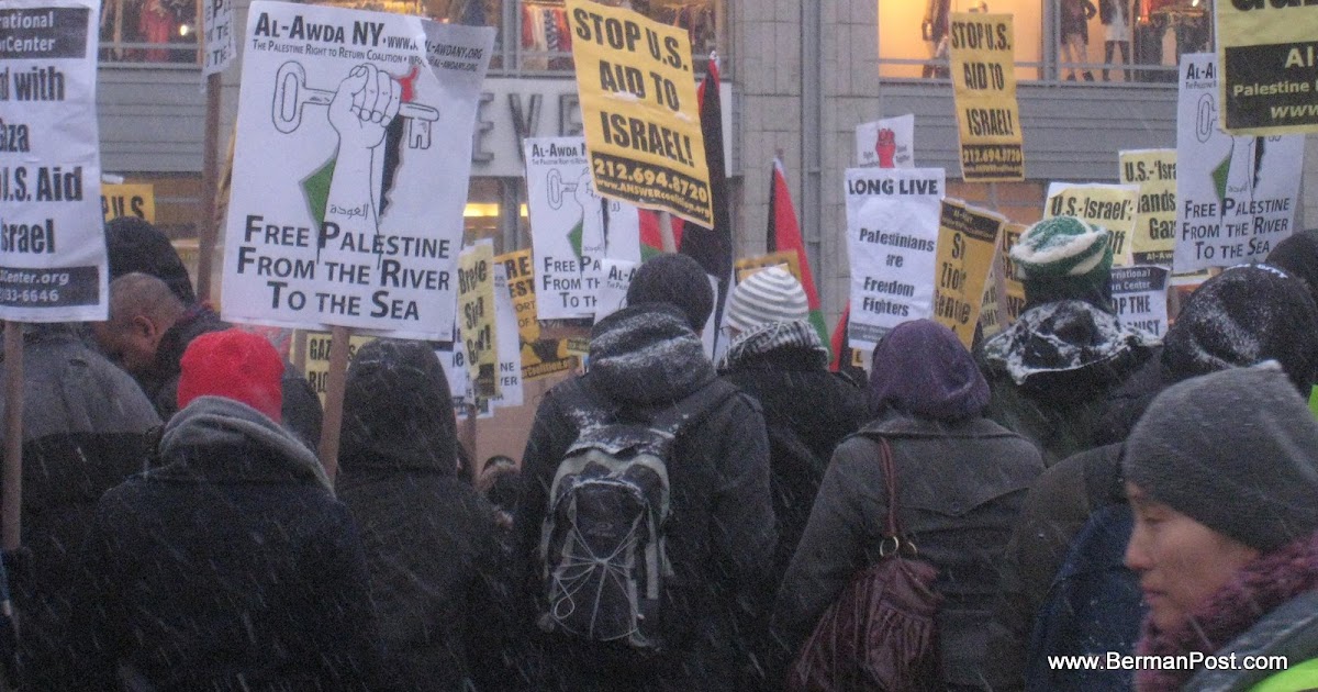 Berman Post: Anti-Israel Protest in Union Square (NYC)