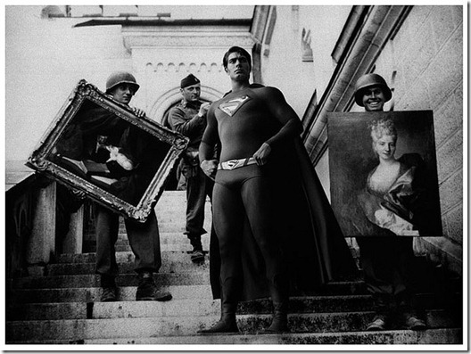 Super Hérois inseridos em foto de Contexto Histórico  (2)