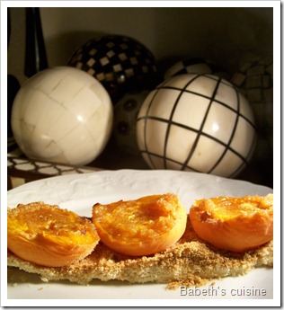 tarte aux abricots improvisée