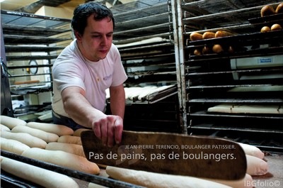 Photo: Jean-Pierre Terencio, Boulanger Patissier. Photographe Idriss Bigou-Gilles