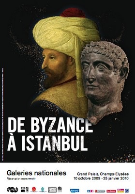 Affiche de l'exposition organisée par la RMN : De Bysance à Istanbul