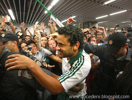 Rio de Janeiro, 21/04/2011, Fluminense / Desembarque